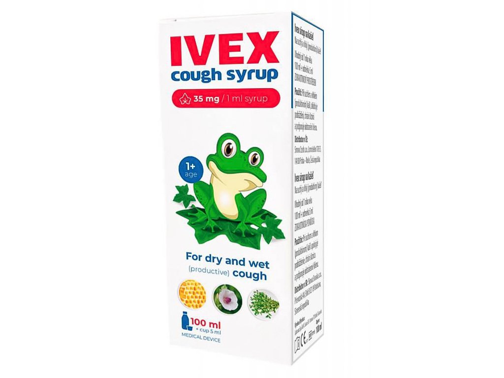 IVEX sirup na suchý a vlhký kašeľ od 1 roku | 100 ml